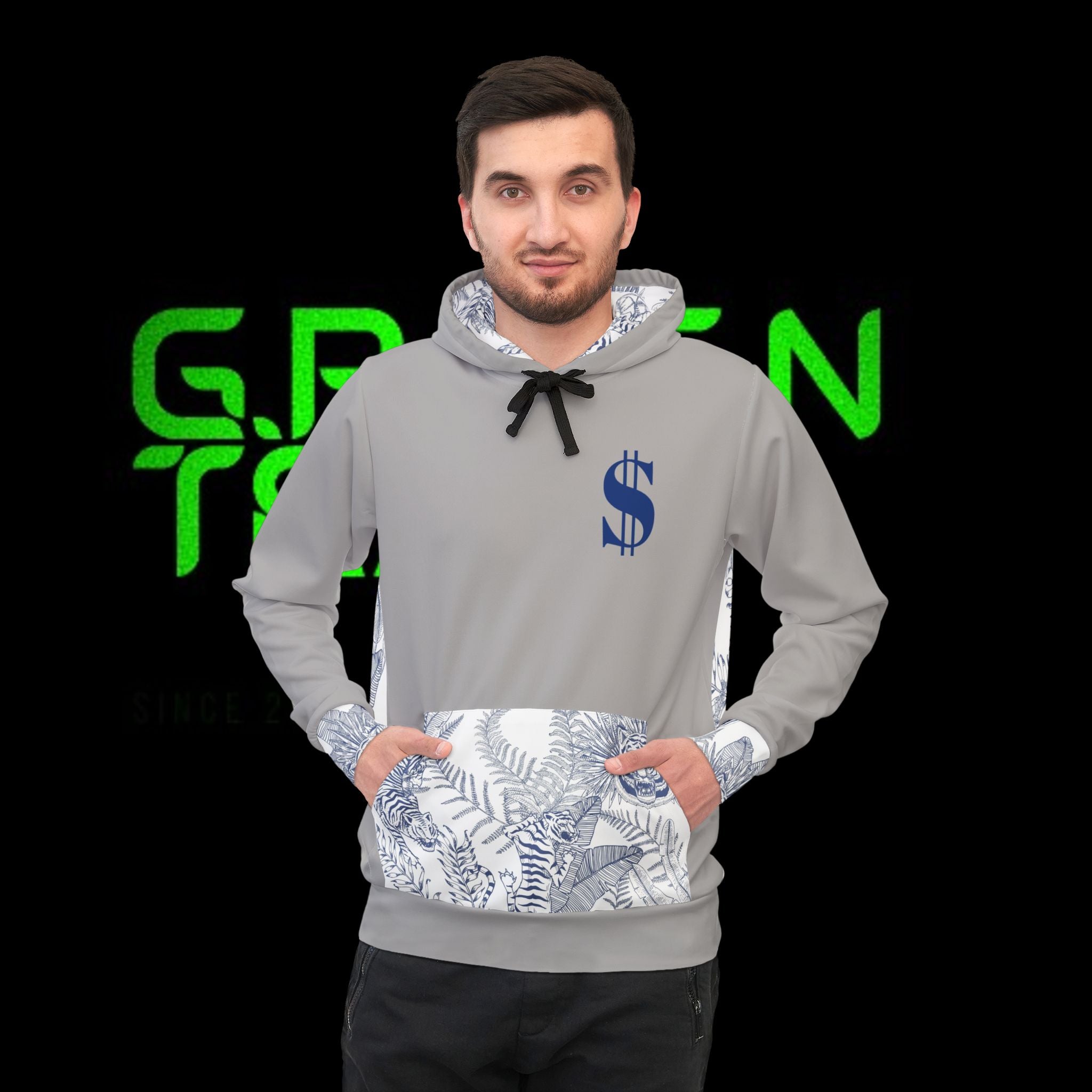 GreenTeam "Grey Tiger" Hoodie