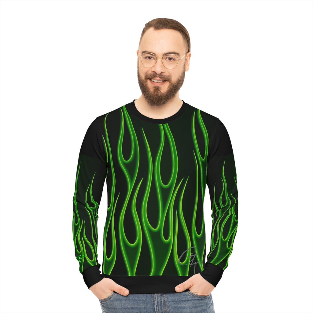 Limited GreenTeam "GT" Flame Sweater