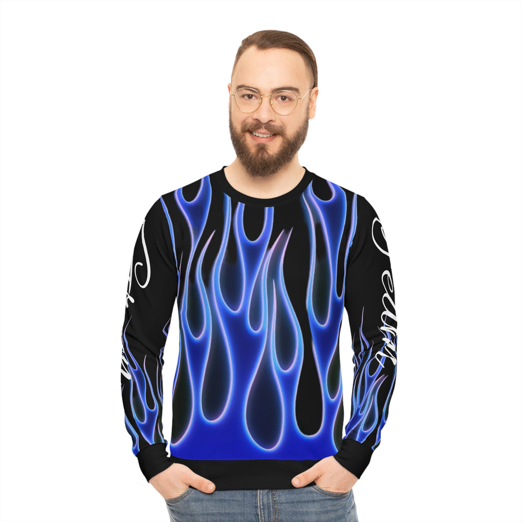 Limited GreenTeam " Blue Flame" Sweater