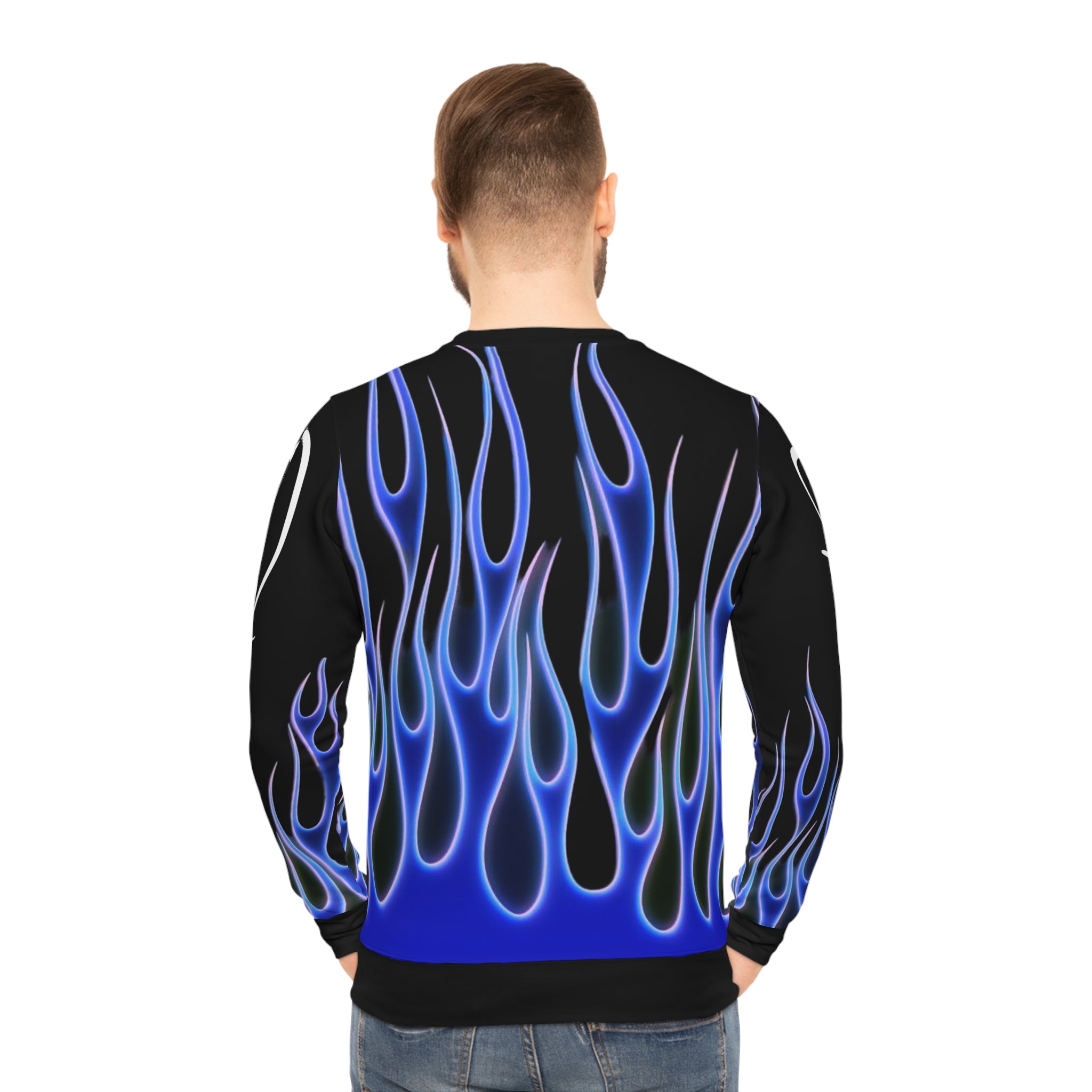 Limited GreenTeam " Blue Flame" Sweater