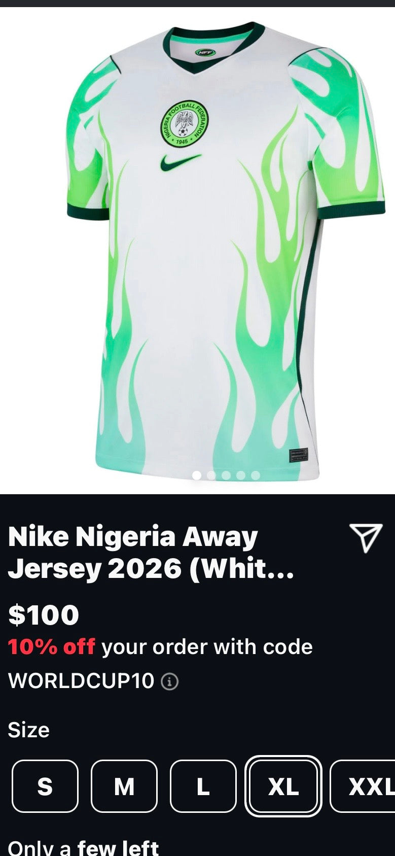 Nike “Green Flame” T Shirt