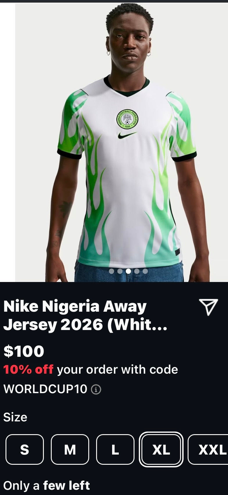 Nike “Green Flame” T Shirt